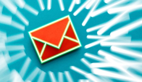 What purpose does the template design serve in e-mail marketing?