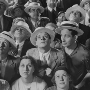 people looking up - attention