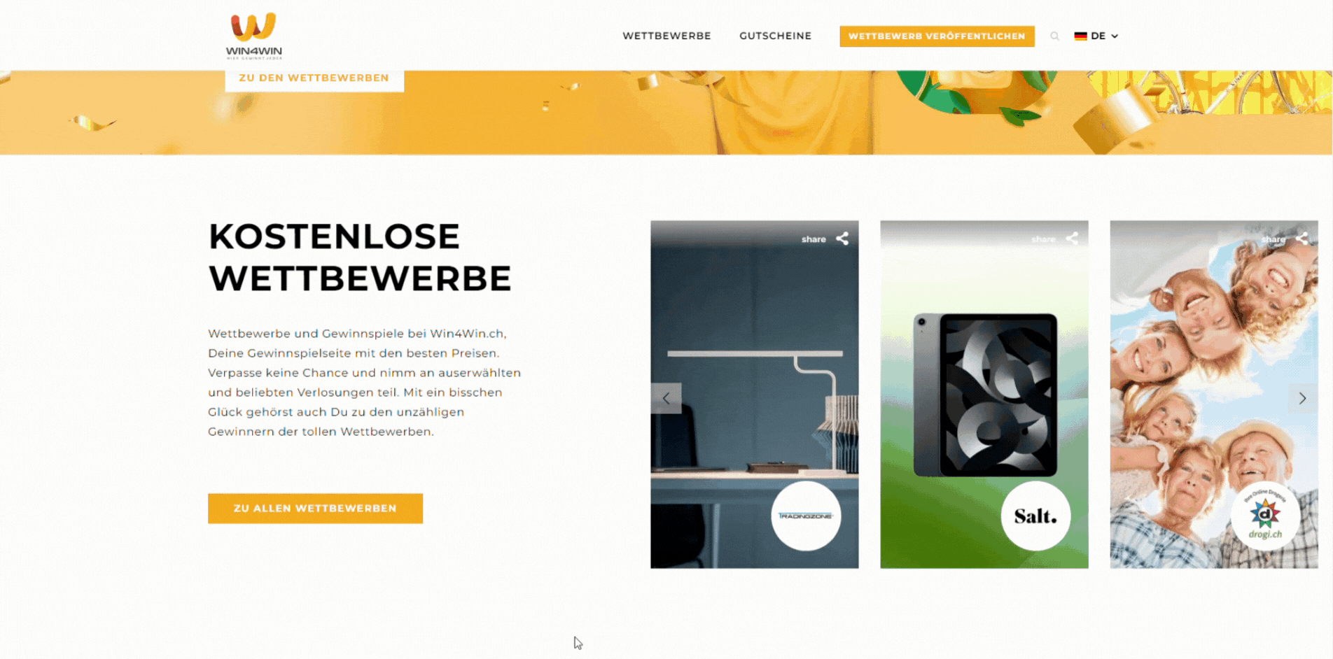 Tradingzone lead generation with Win4Win