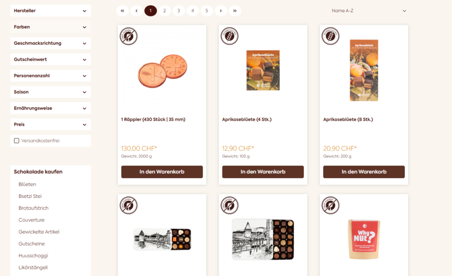 aeschbacher choco shop