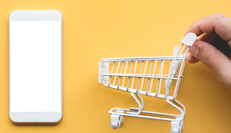 Online Shop auf Mobile