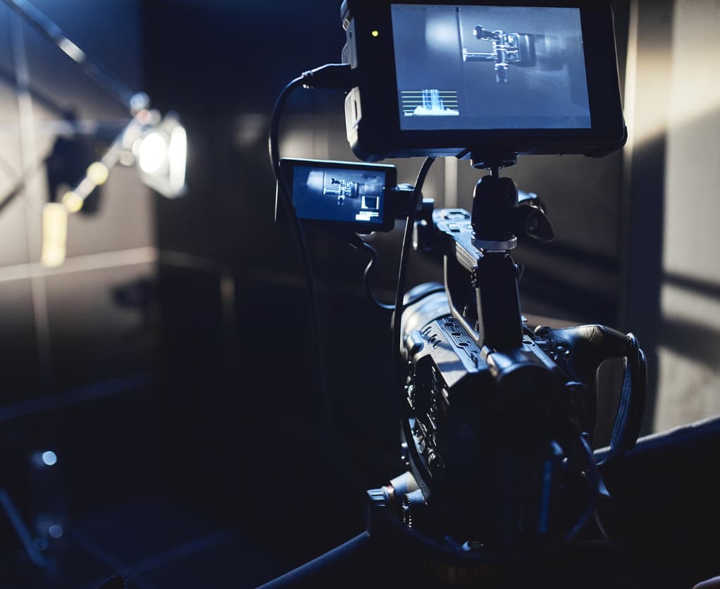 Filmkamera bei einem Shooting