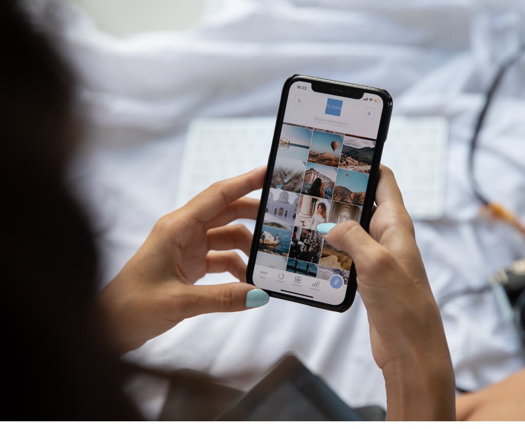 Kanal eines Influencers