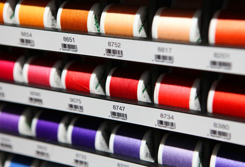 Mehrere Faeden von Weisbrod