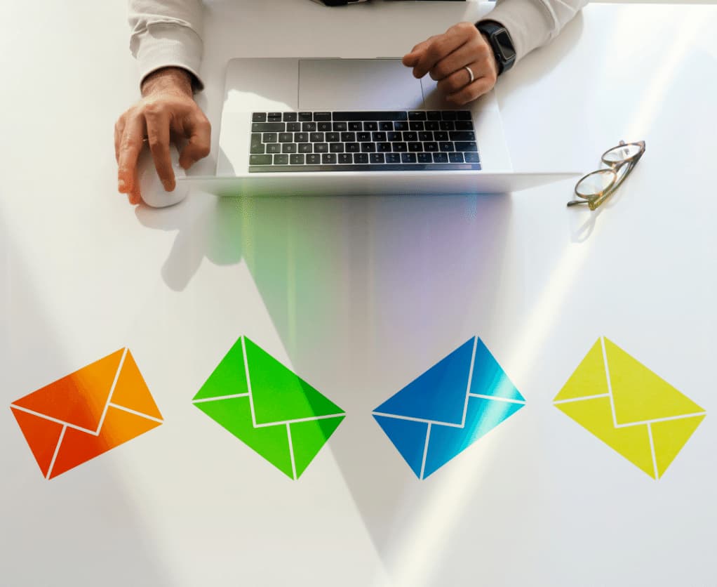 E-Mail Marketing Versand Symbolbild