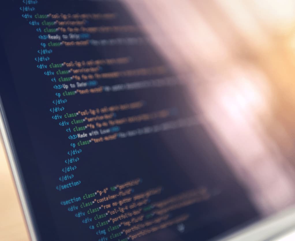 Web Development Programming Code HTML and CSS