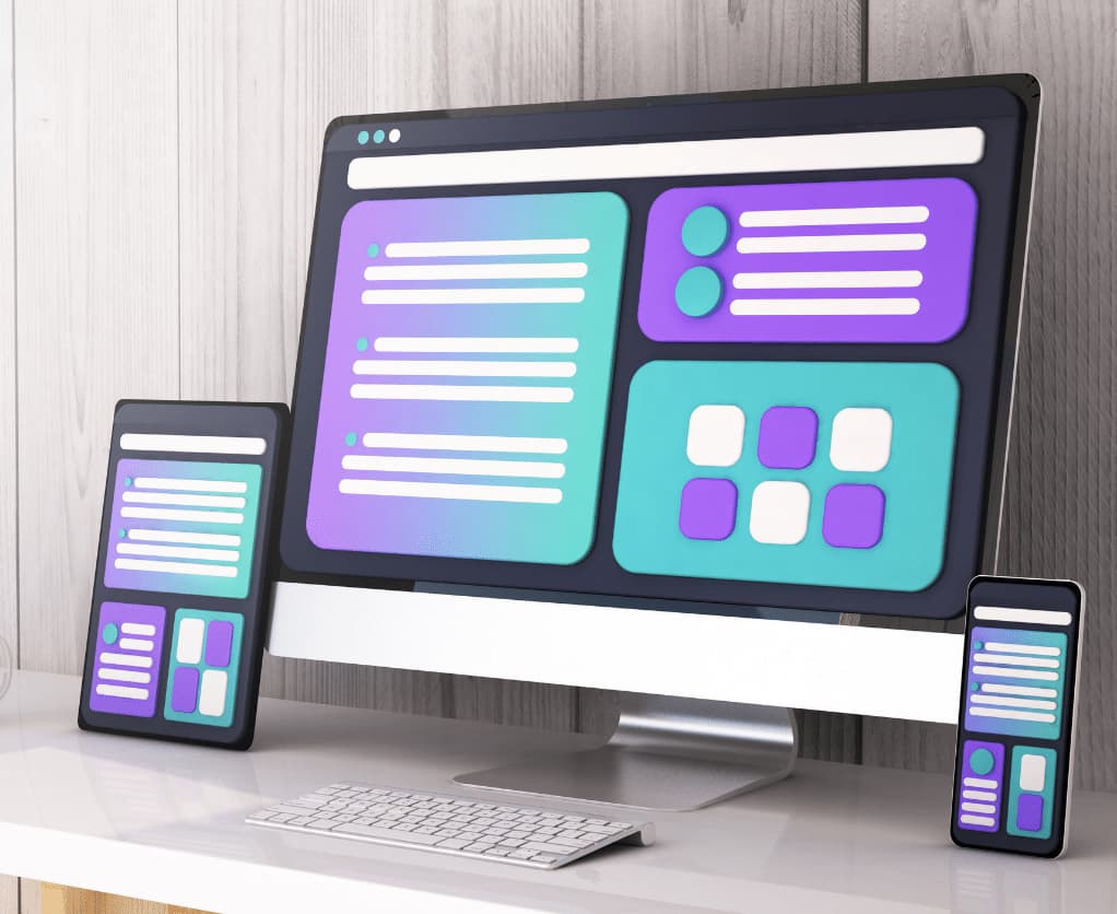 Web design prototype design functions