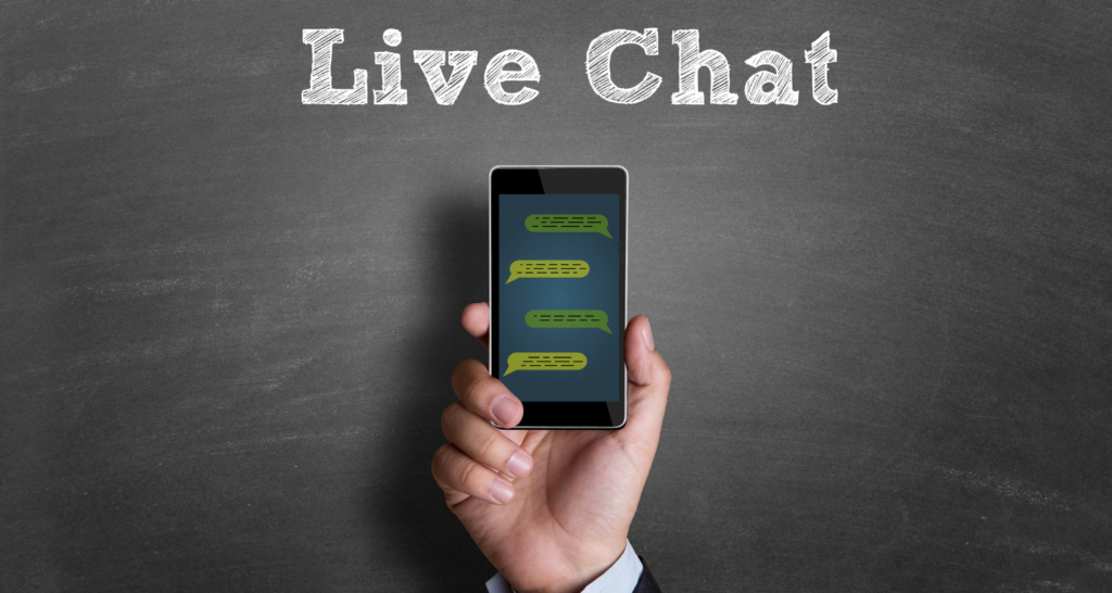 Handy mit Live-Chat