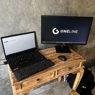 Anna's Office-Setup in Bali