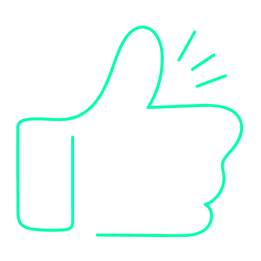Thumbs Up Icon grün