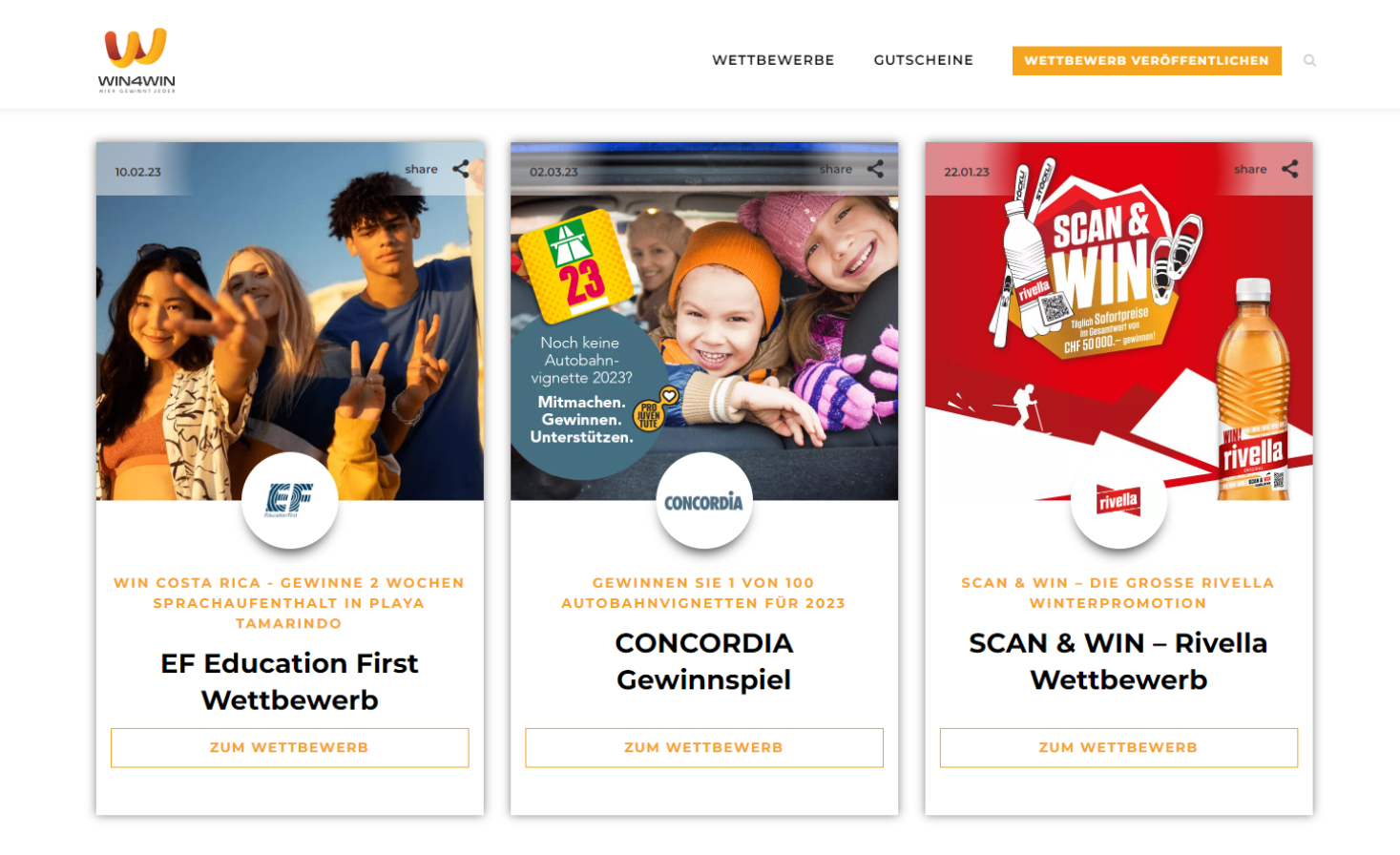 Win4Win Rivella Wettbewerb