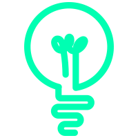 Glühbirne Icon green