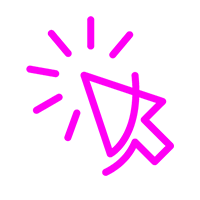 Online Marketing Massnahmen Icon pink