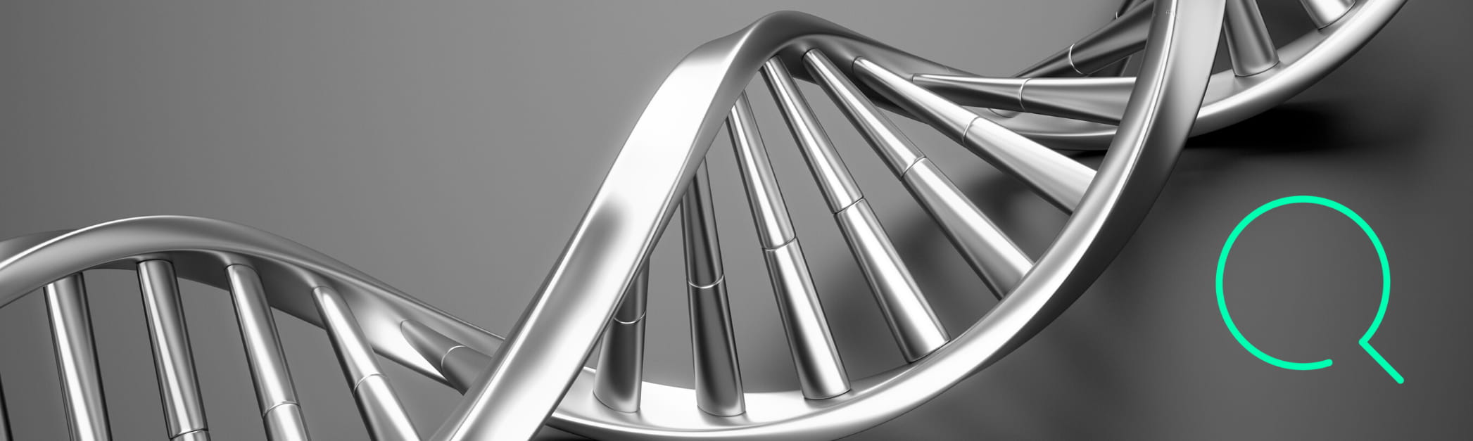 DNA Struktur schwarz weiss und SEO Icon