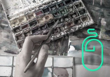 Farbpalette schwarz weiss - Symbolbild für Branding