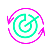 Icon Automatisierte Lead Generierung Symbol