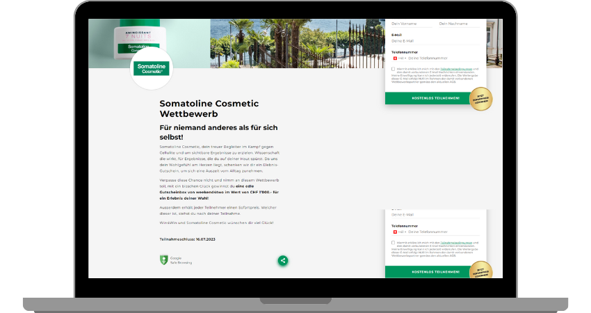 Somatoline Wettbwerb