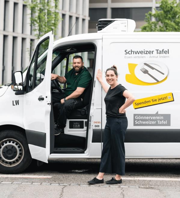 Schweizer Tafel Stiftung Auto Monkey Kampagne