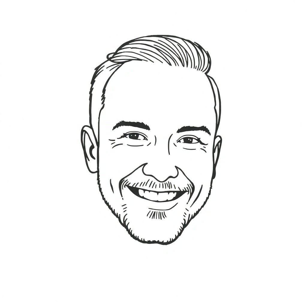 Portrait Illustration Egzon Cekaj