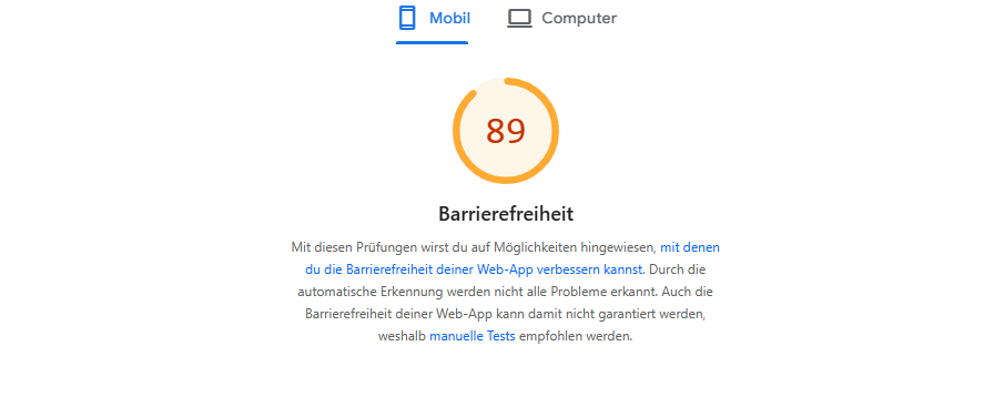 pagespeed insights mobile 